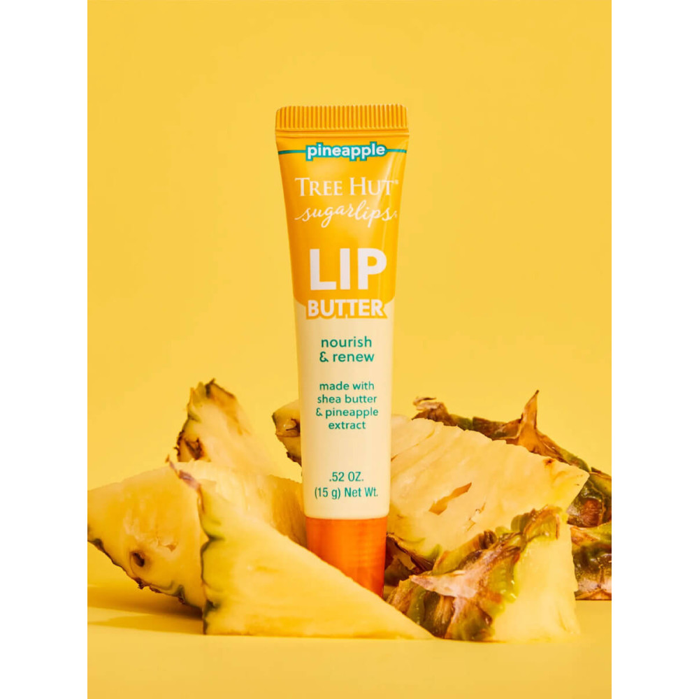 Баттер для губ с ароматом ананаса - Tree Hut Sugarlips Lip Butter Pineapple фото 3