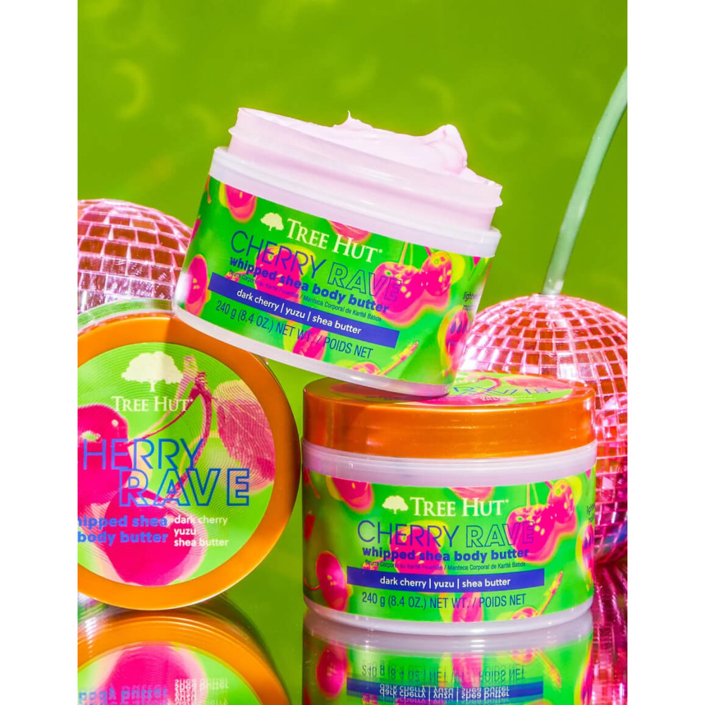 Баттер для тела "Вишневая вечеринка" - Tree Hut Tropic Whipped Body Butter Cherry Rave фото 3