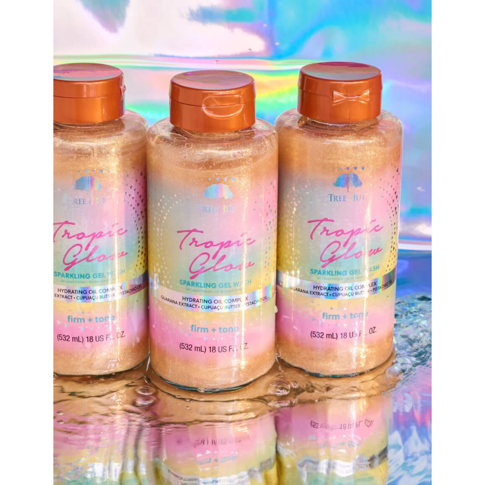 Гель для душа "Тропическое сияние" - Tree Hut Tropic Glow Sparkling Gel Wash фото 3