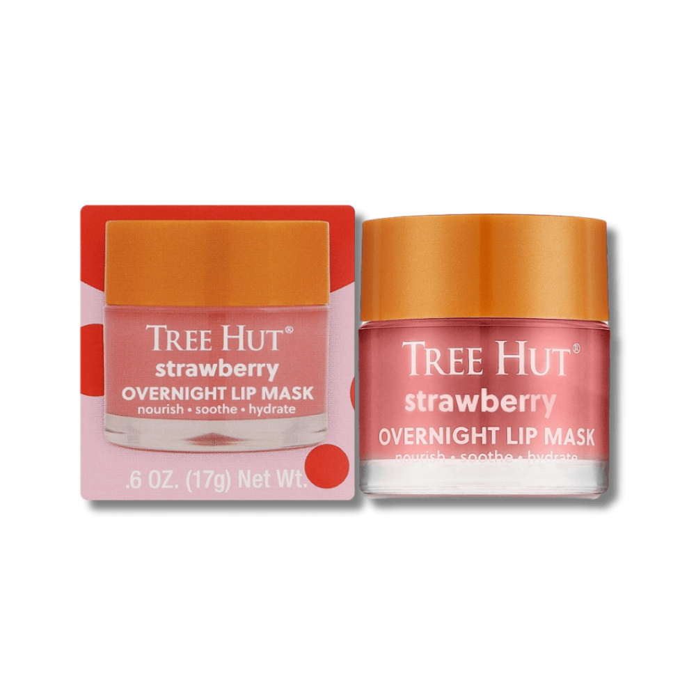 Нічна маска для губ - Tree Hut Strawberry Overnight Lip Mask - Фото 1