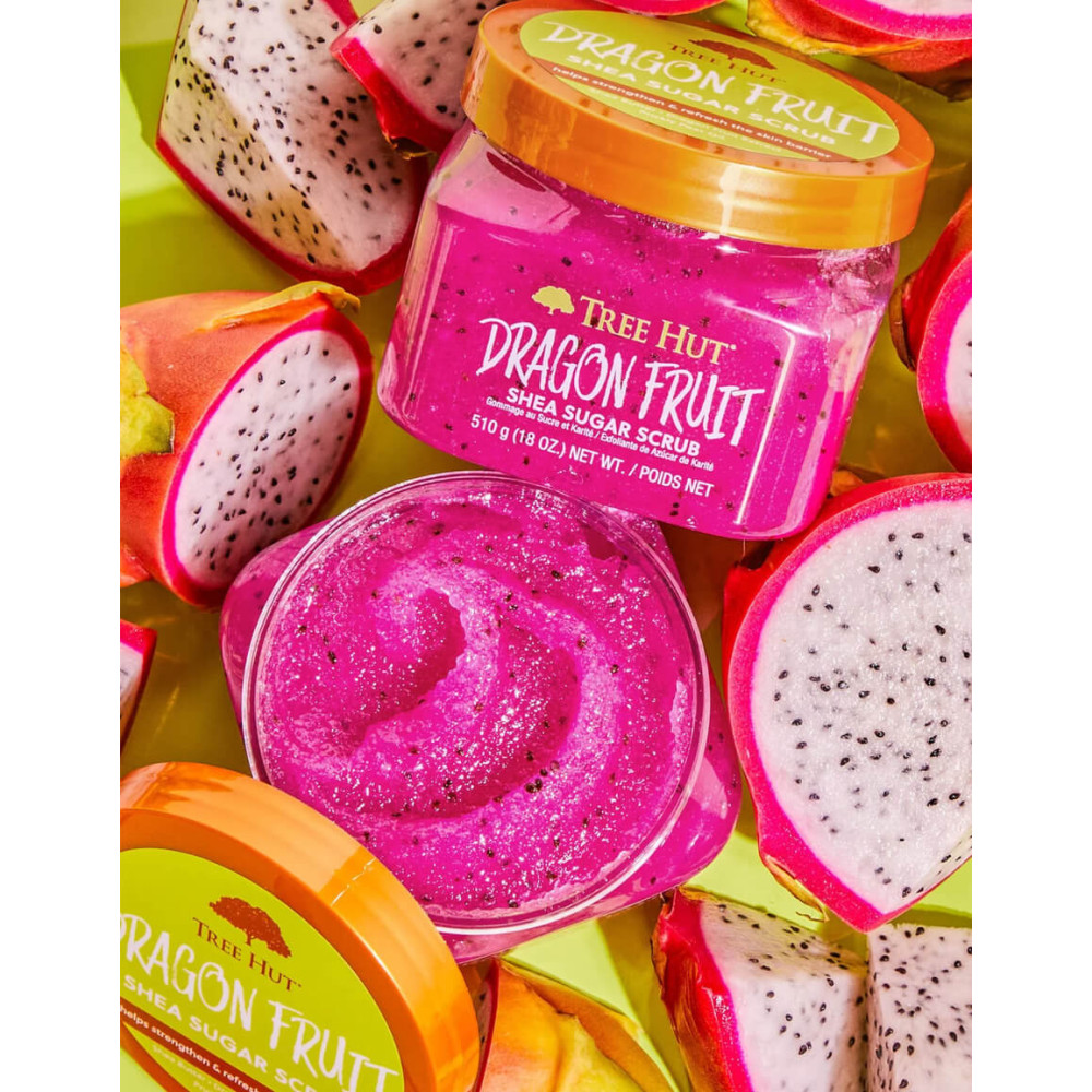 Скраб для тіла "Драконій фрукт" - Tree Hut Shea Sugar Scrub Dragon Fruit фото 2