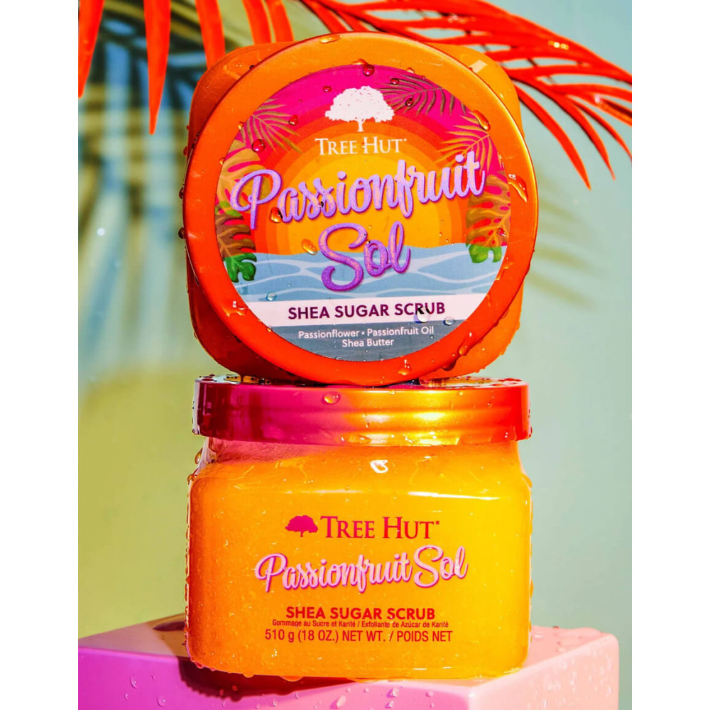 Скраб для тела "Маракуйя"- Tree Hut Passionfruit Shea Sugar Scrub  фото 3