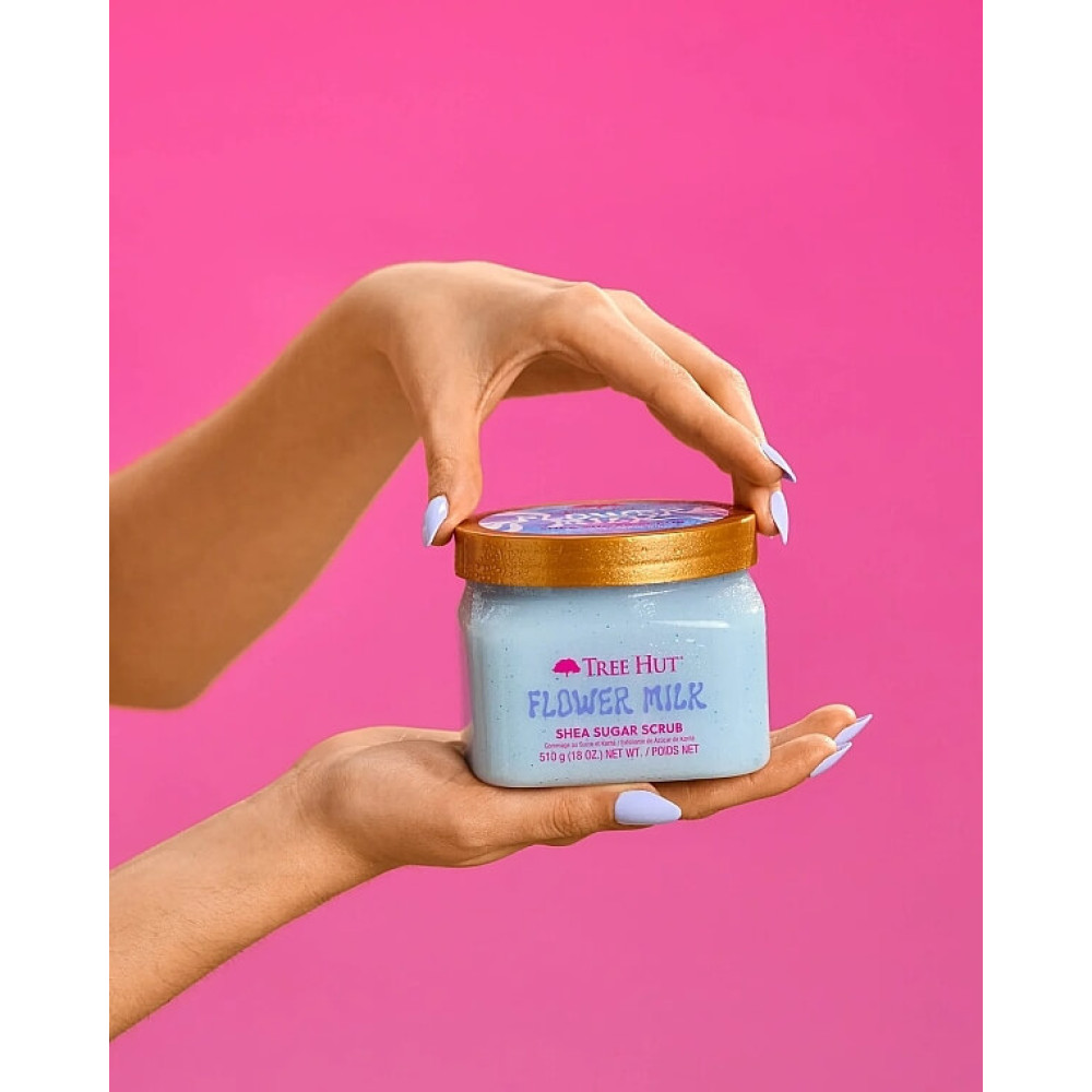 Скраб для тела - Tree Hut Flower Milk Shea Sugar Scrub фото 4
