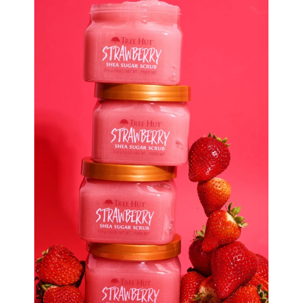 Скраб для тела - Tree Hut Strawberry Sugar Scrub фото 3
