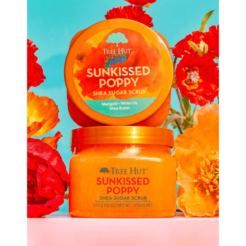 Скраб для тела - Tree Hut Sunkissed Poppy Shea Sugar Scrub	 фото 3