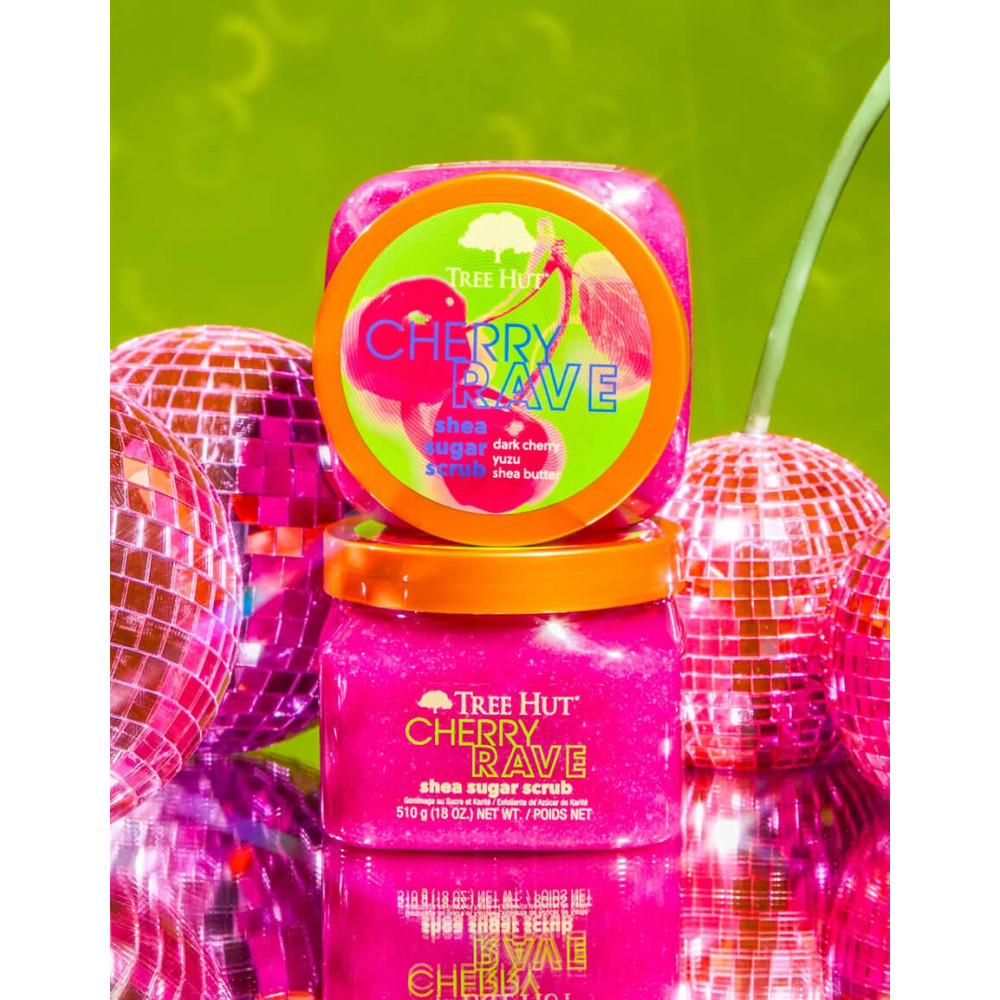 Скраб для тела "Вишневая вечеринка" - Tree Hut Tropic Sugar Scrub Cherry Rave фото 3