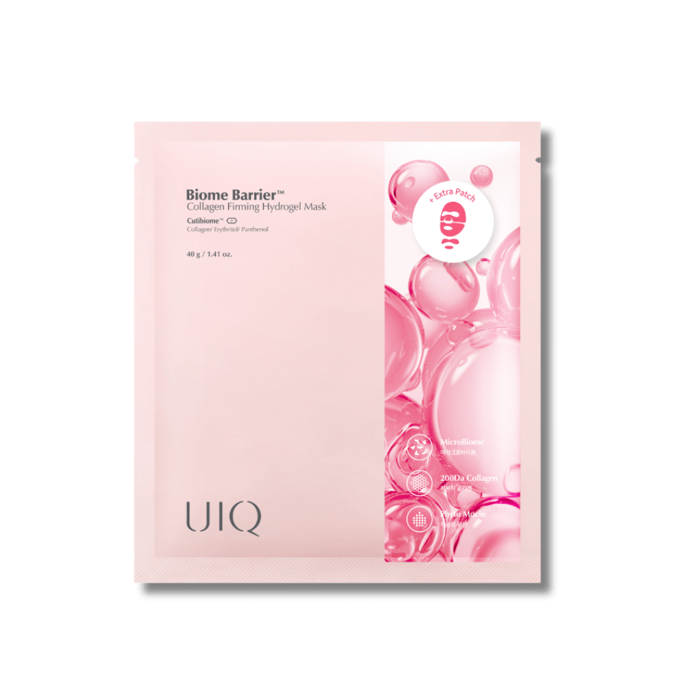 Гідрогелева маска з колагеном - UIQ Biome Barrier Collagen Firming Hydrogel Mask - Фото 1