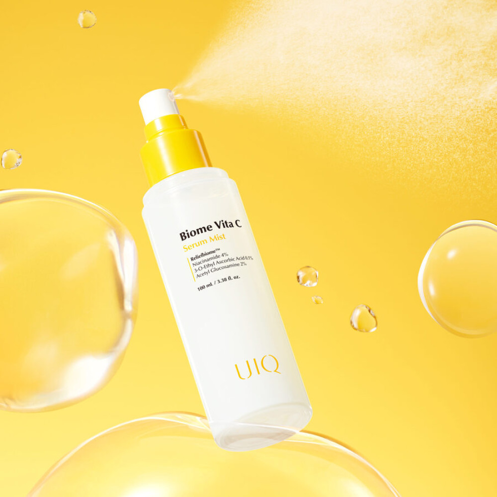 Освітлювальна спрей-сироватка - UIQ Biome Vita C Serum Mist фото 2