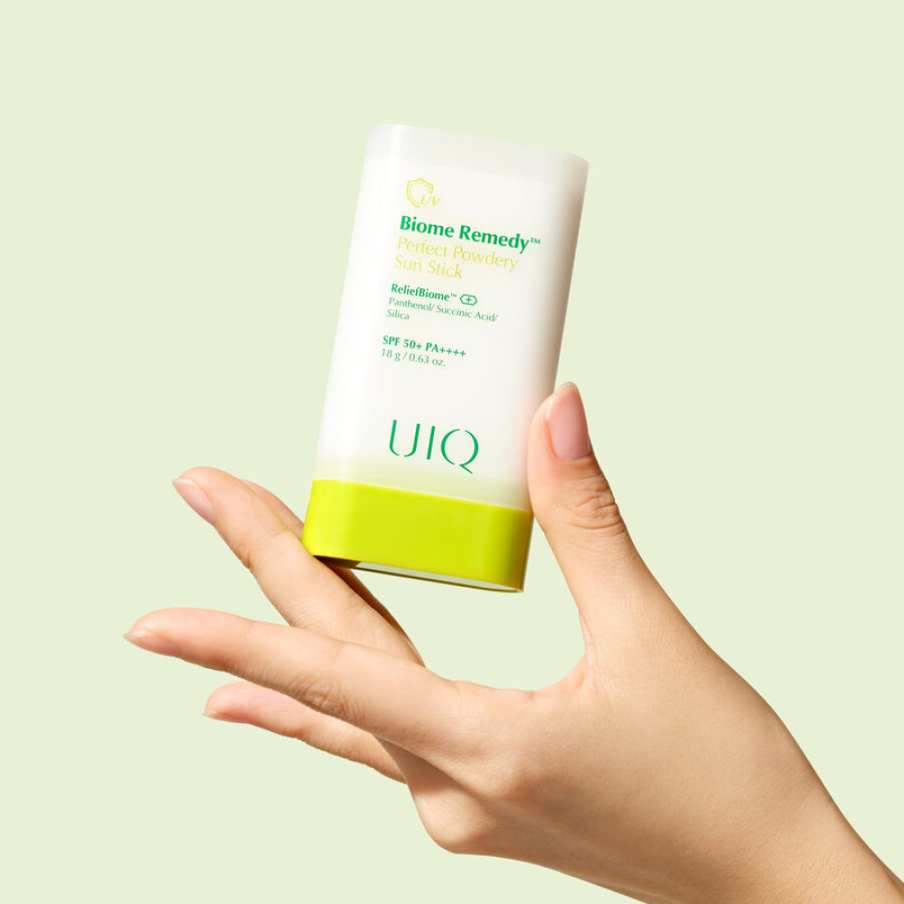 Сонцезахисний стік - UIQ Biome Remedy Perfect Powdery Sun Stick  SPF 50+ PA++++ фото 2