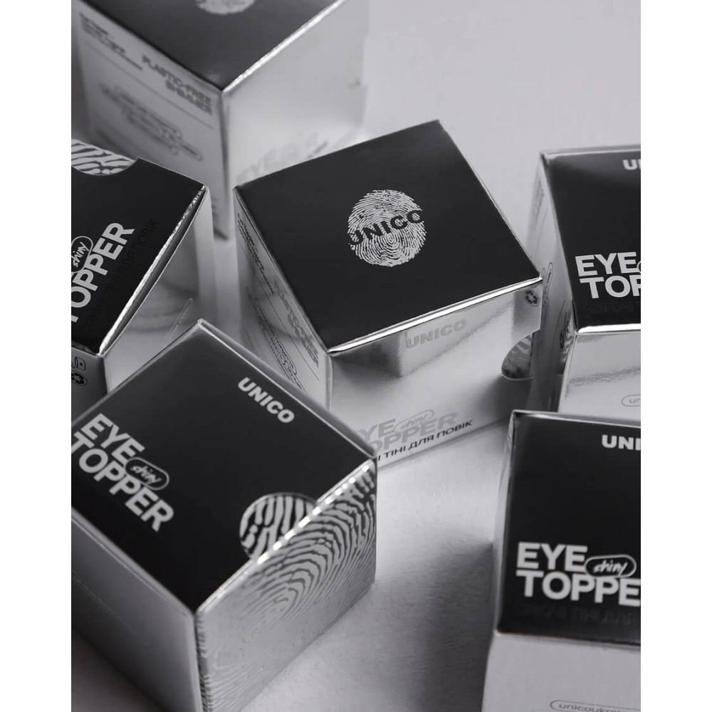Cяючі тіні для повік з 3D-блиском - UNICO Shiny Eye Topper фото 2