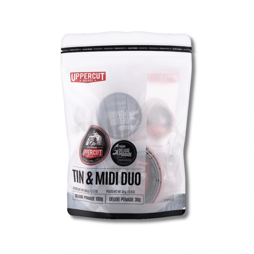 Подарунковий набір - Uppercut Tin & Midi Duo Deluxe Pomade - Фото 1