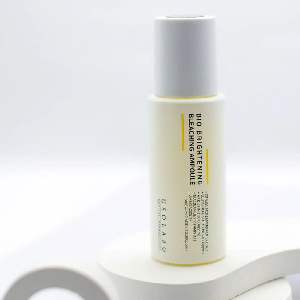 Антиоксидантная, осветляющая и омолаживающая сыворотка - Usolab Bio Brightening Bleaching Ampoule фото 3