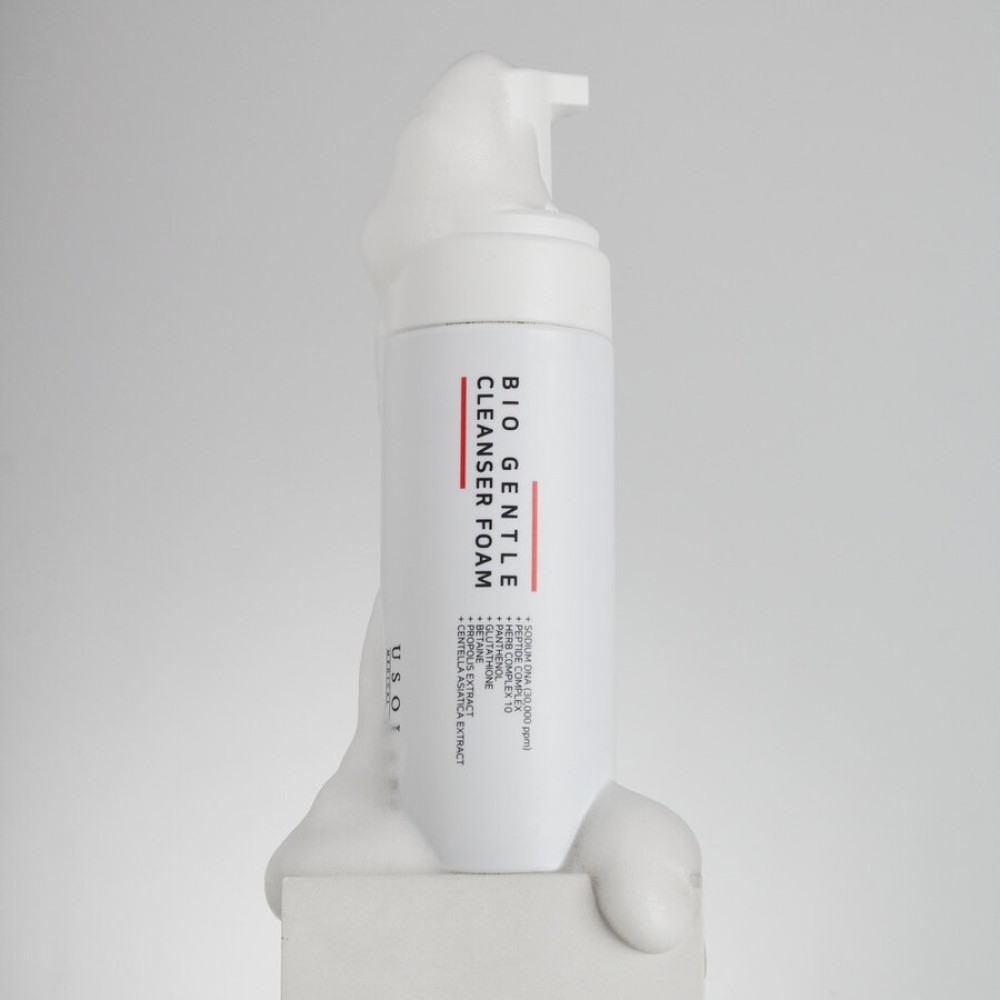 Делікатна пінка для вмивання - Usolab Bio Gentle Cleanser Foam фото 3