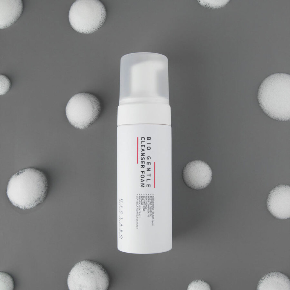 Делікатна пінка для вмивання - Usolab Bio Gentle Cleanser Foam фото 4