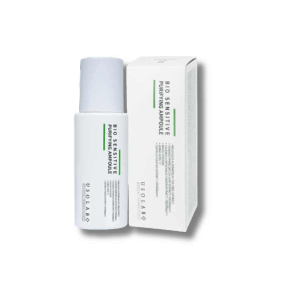 Успокаивающая увлажняющая сыворотка для ухода за кожей - Usolab Bio Sensitive Purifying Ampoule - Фото 1
