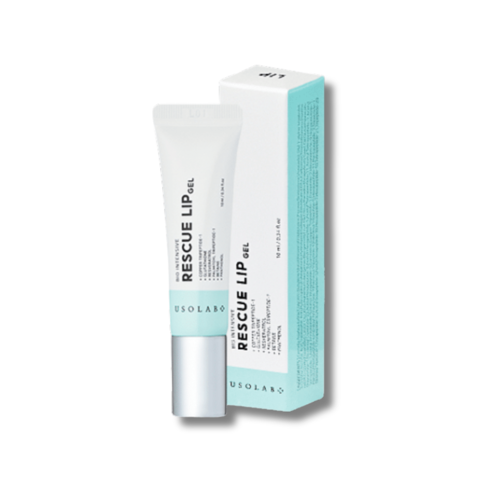 Відновлюючий та омолоджуючий гель-сироватка для губ - Usolab Bio Intensive Rescue Lip Gel - Фото 1