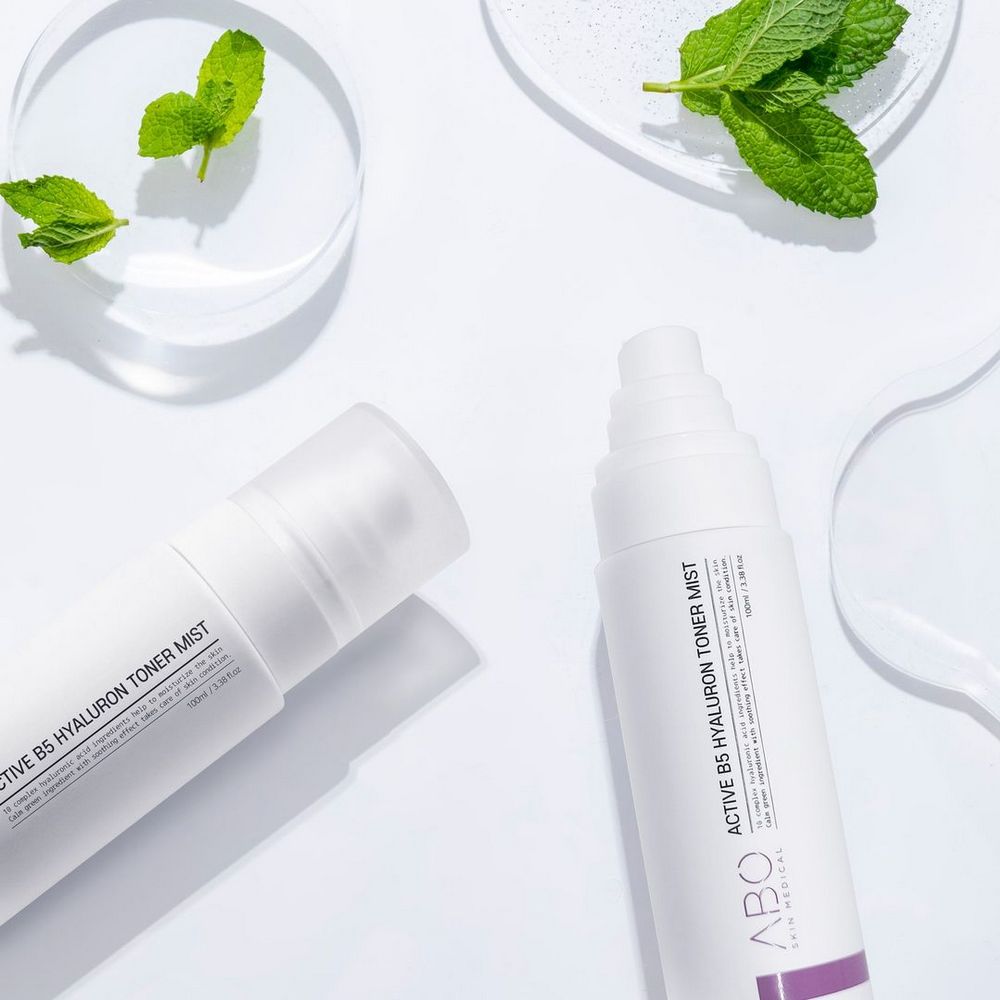 Зволожуючий та заспокійливий тонер-спрей - Usolab ABO Active B5 Hyaluron Toner Mist фото 2