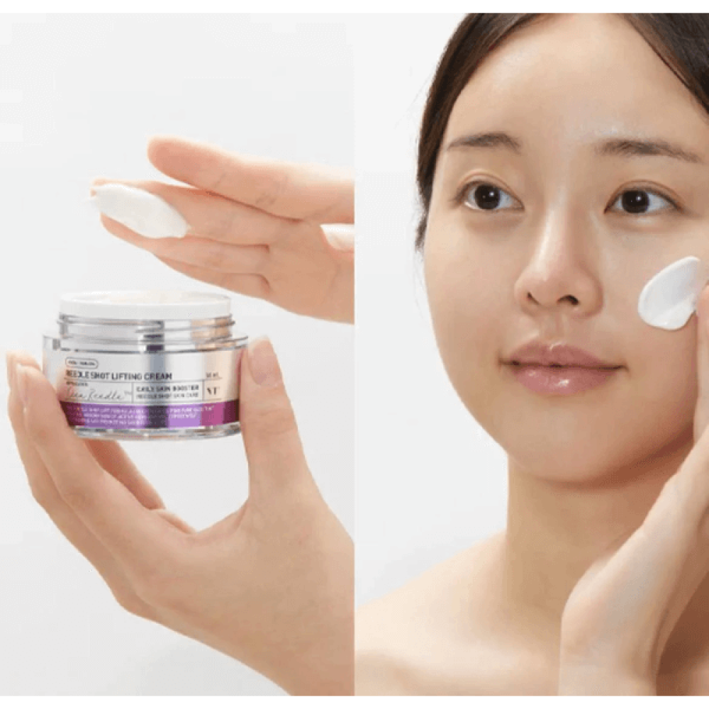 Крем із ефектом ліфтингу для обличчя - VT Cosmetics Reedle Shot Lifting Cream фото 4