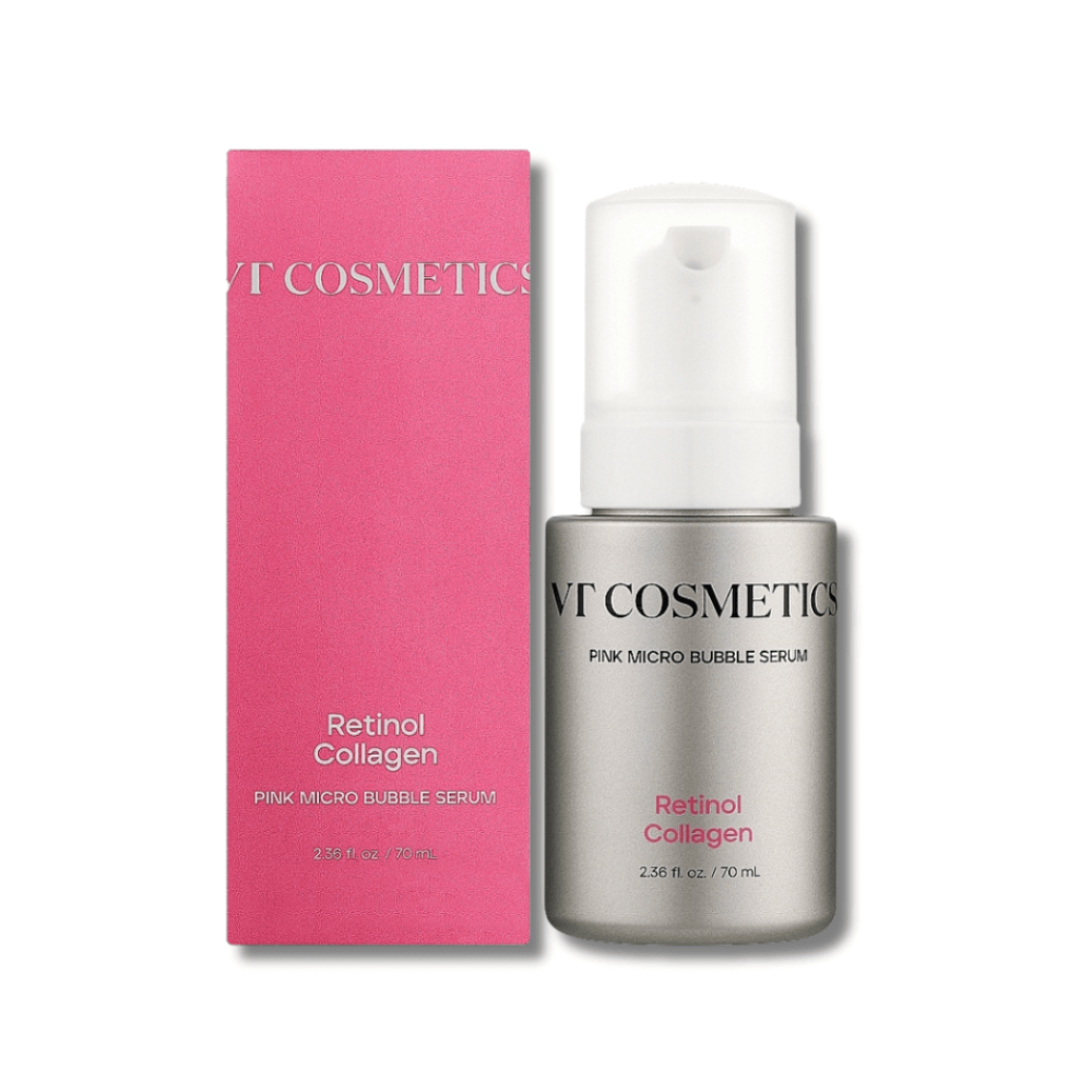 Мікропінна сироватка з ретинолом та колагеном - VT Cosmetics Retinol Collagen Pink Micro Bubble Serum - Фото 1