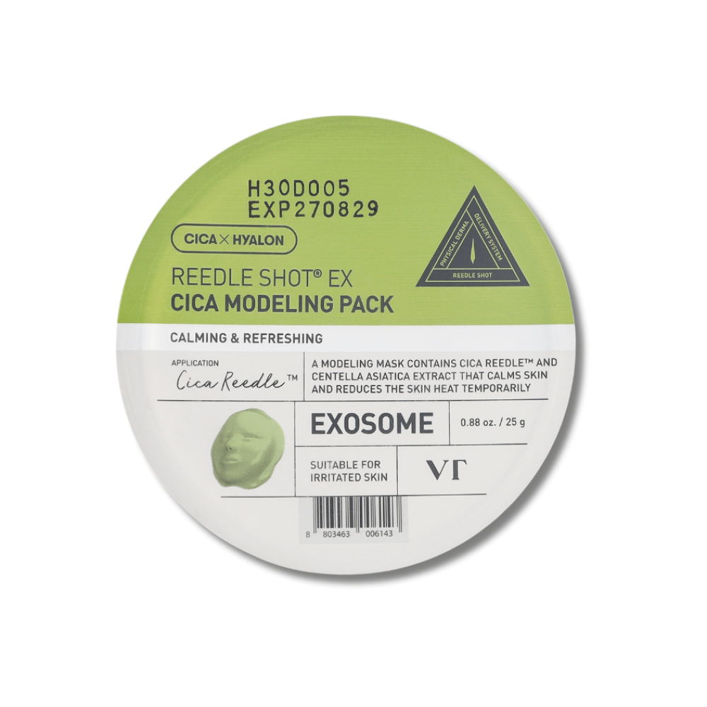 Моделююча маска для обличчя з екстрактом азіатської центелли - VT Cosmetics Reedle Shot EX Cica Modeling Pack - Фото 1