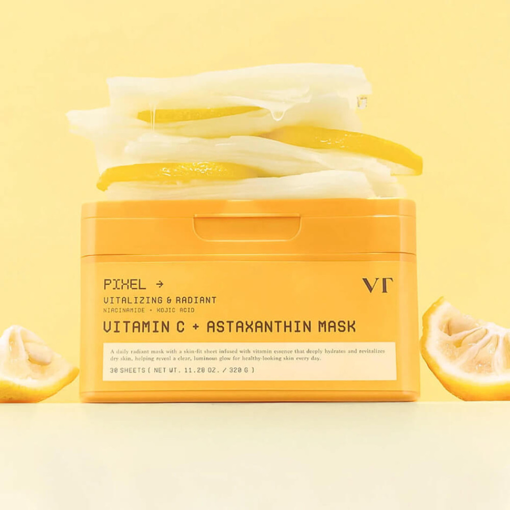 Набор масок с витамином С и астаксантином - VT Cosmetics Vitamin C Astaxanthin Mask фото 3