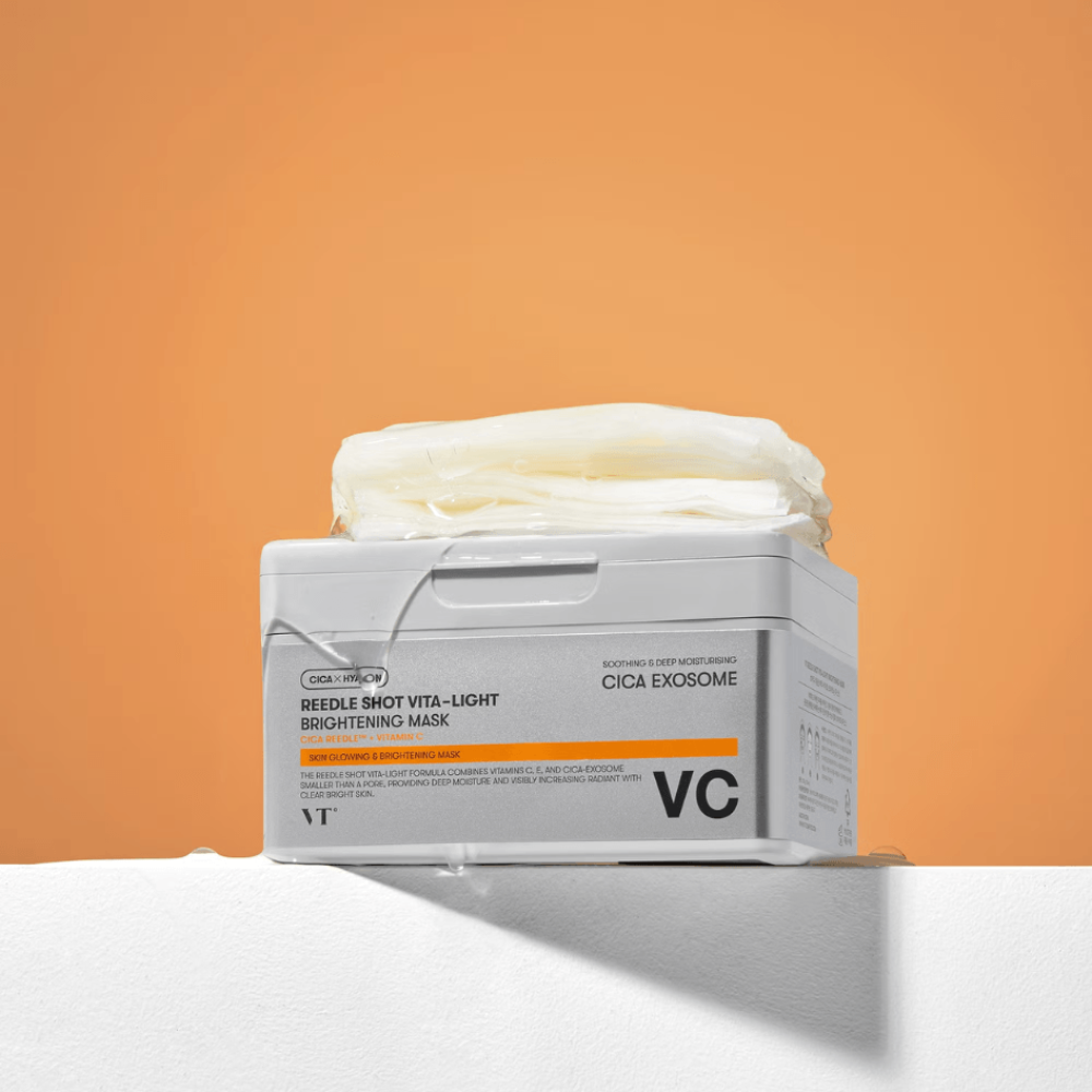 Набір освітлюючих масок зі спікулами та вітаміном С - VT Cosmetics Reedle Shot Vita-Light Brightening Mask фото 3