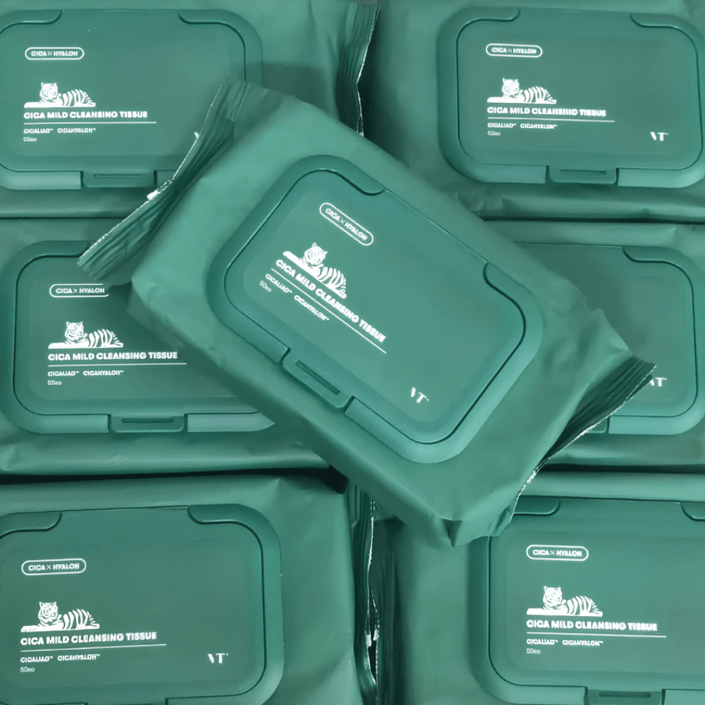 Серветки для зняття макіяжу з центелою - VT Cosmetics Cica Mild Cleansing Tissue фото 2