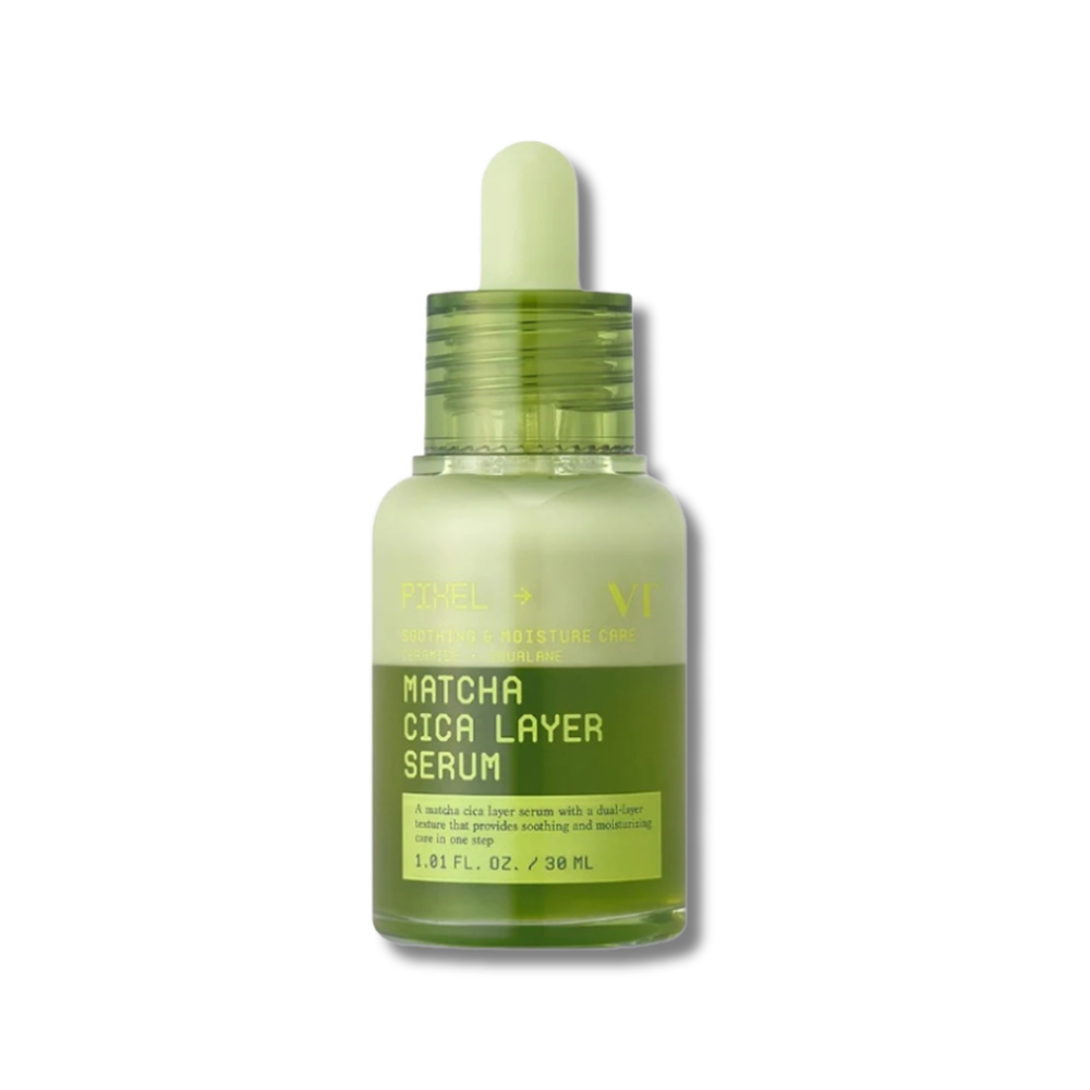 Сыворотка с зелёным чаем и центеллой для успокоения и увлажнения - VT Cosmetics Matcha Cica Layer Serum - Фото 1