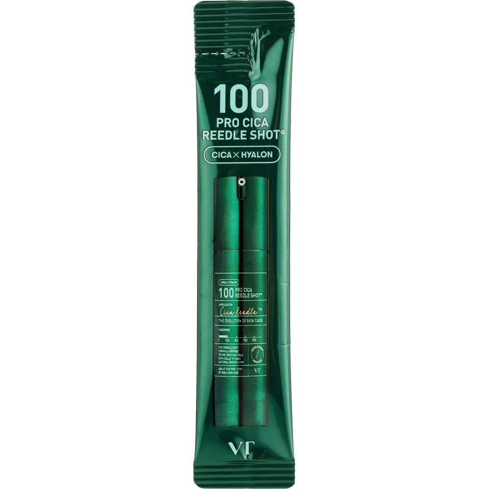 Сироватка з мікроголками для чутливої шкіри (набір стіків) - VT Cosmetics 100 Pro Cica Reedle Shot фото 2