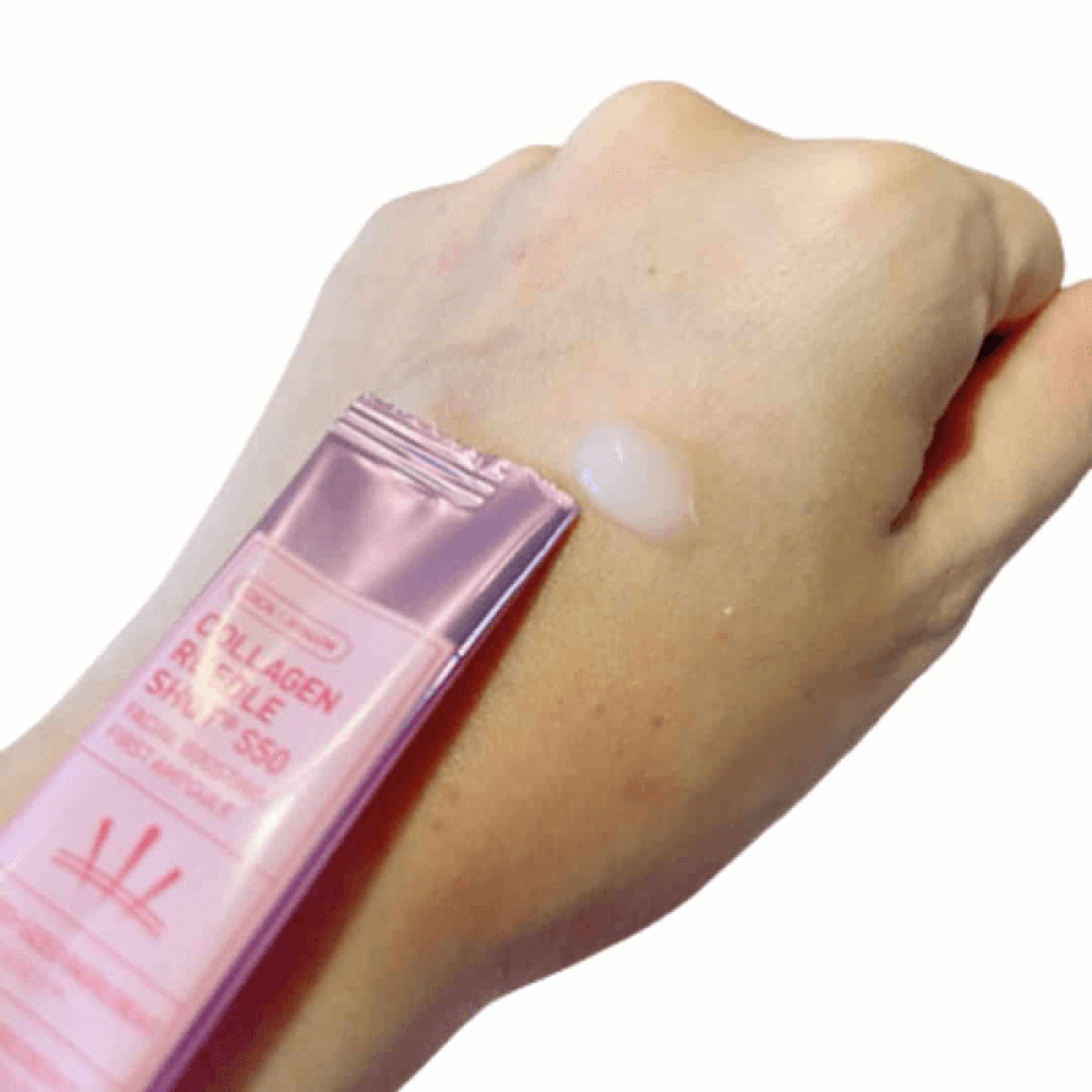 Сироватка зі спікулами для пружності шкіри - VT Cosmetics Collagen Reedle Shot S50 Facial Boosting First Ampoule фото 2