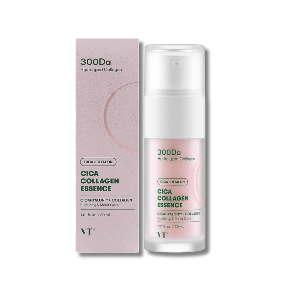 Зміцнююча колагенова есенція для пружності та сяйва шкіри - VT Cosmetics Cica Collagen Essence - Фото 1
