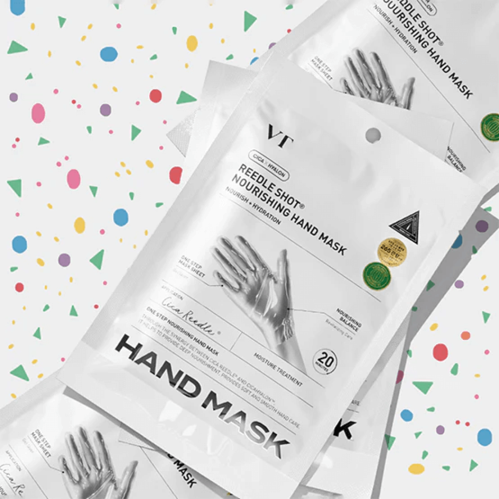 Зволожуючі маски-рукавички для рук - VT Cosmetics Reedle Shot Nourishing Hand Mask фото 2