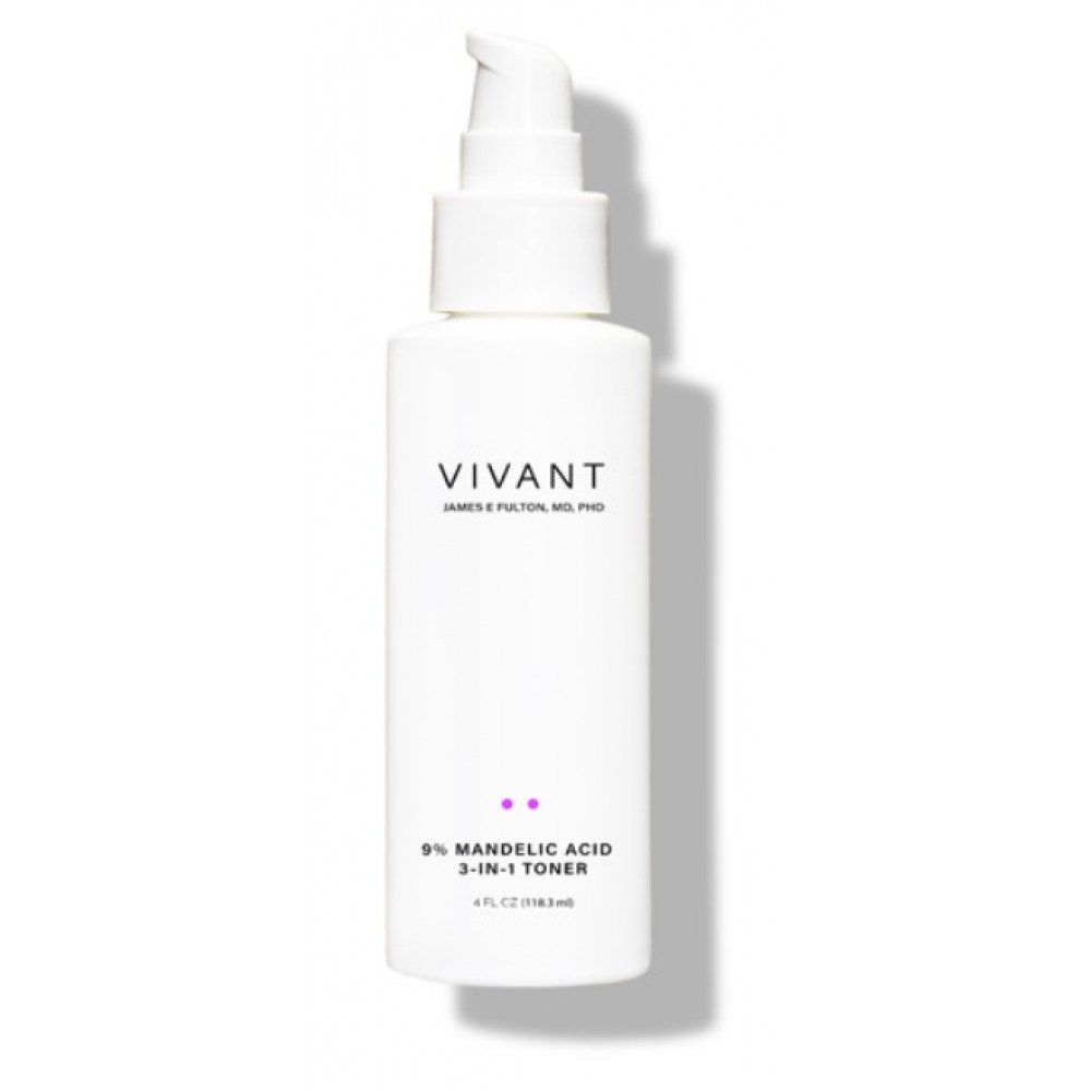 Тонизирующее средство 3-в-1 с 9% миндальной кислотой - Vivant Skin Care 9% Mandelic Acid 3-in -1 Toner - Фото 1