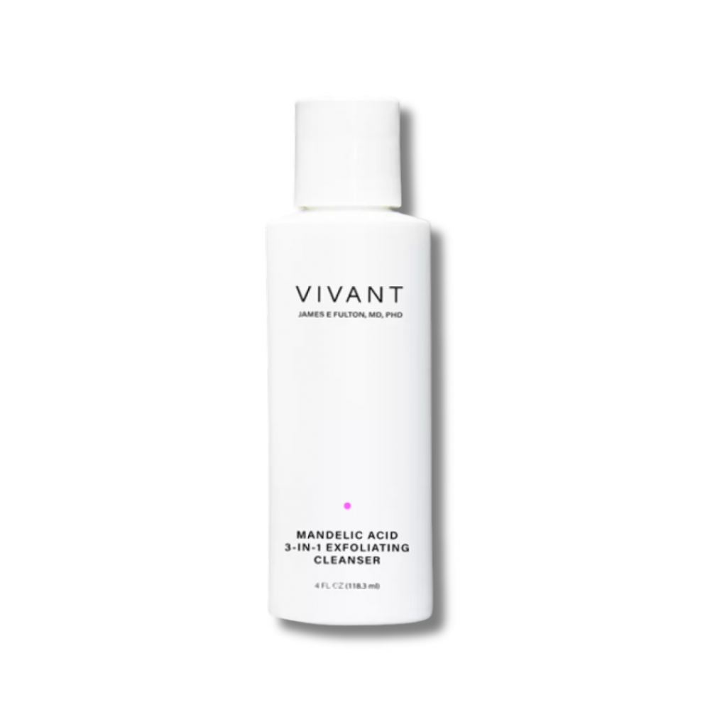Отшелушивающее очищающее средство 3-в-1 с миндальной кислотой - Vivant Skin Care Mandelic Acid 3-in-1 Exfolianting Cleanser  - Фото 1