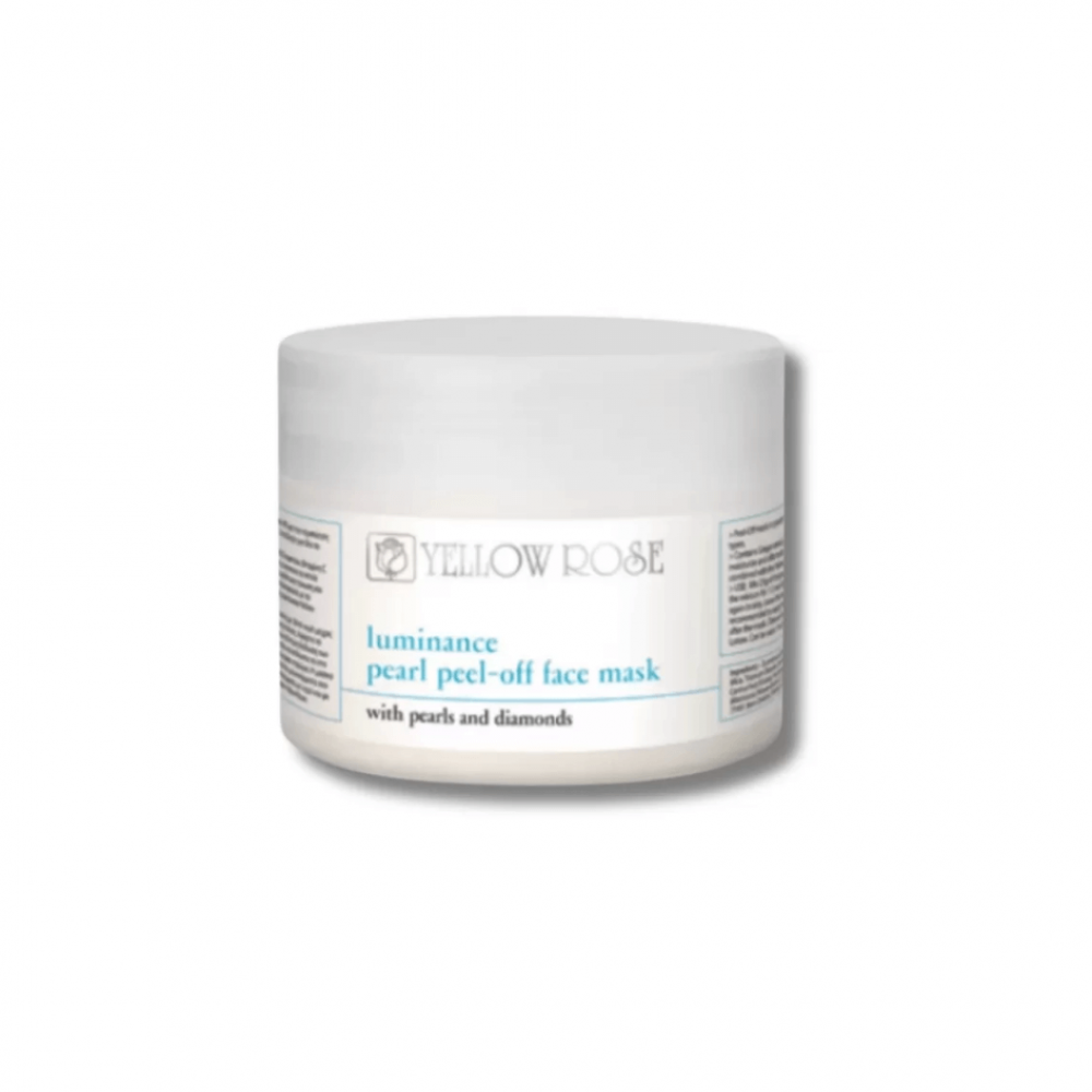 Альгинатная маска с жемчугом - Yellow Rose Luminance Pearl Peel-off Face Mask