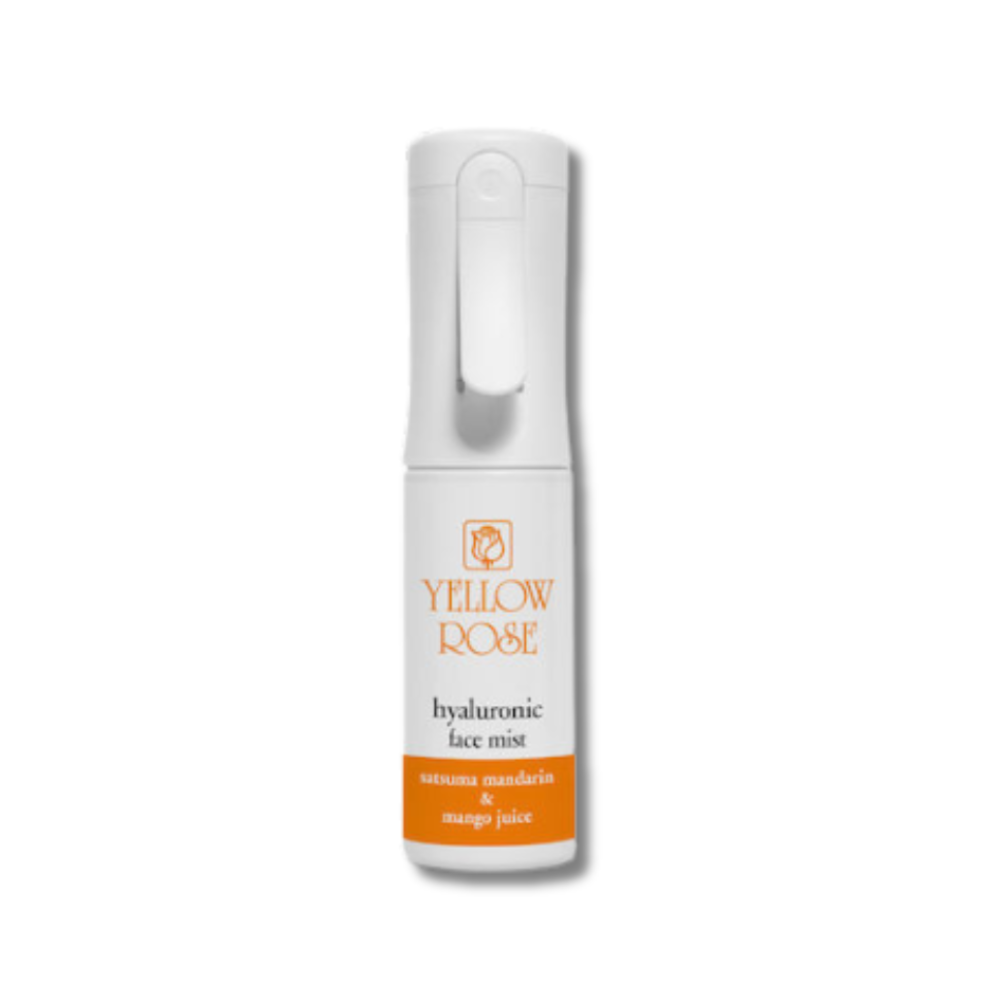 Cпрей для обличчя з гіалуроновою кислотою - Yellow Rose Hyaluronic Face Mist Satsuma Mandarin & Mango Juice - Фото 1