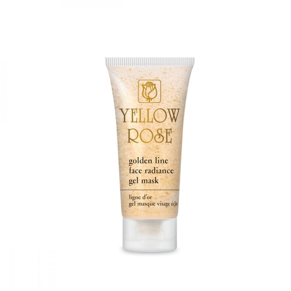 Підтягуюча гелева маска з золотом - Yellow Rose Golden Line Face Radiance Gel Mask - Фото 1