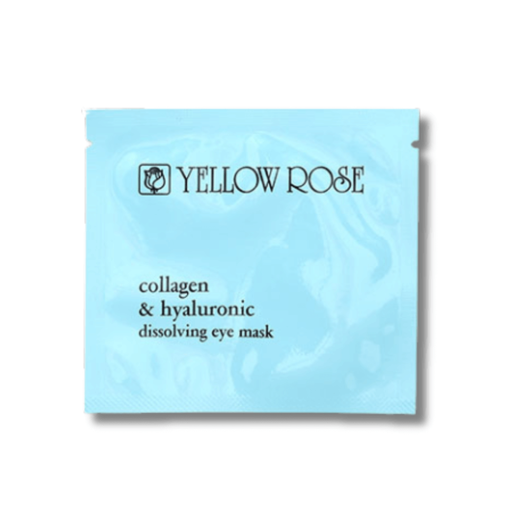 Маска для глаз - Yellow Rose Collagen & Hyaluronic Dissolving Eye Mask - Фото 1