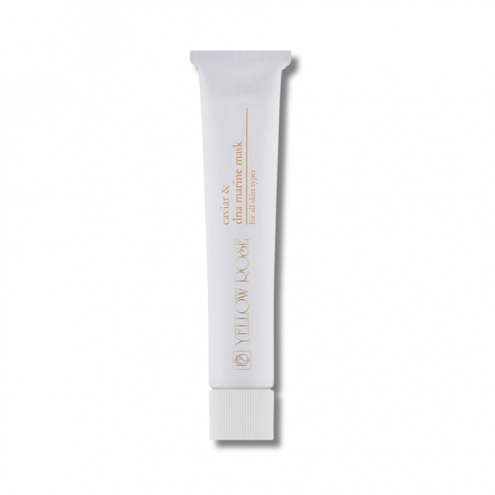 Маска-плівка для обличчя з ікрою і морською ДНК - Yellow Rose Caviar and Marine DNA Face Mask - Фото 1
