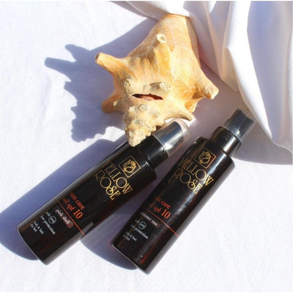 Олія для прояву засмаги - Yellow Rose Sun Care Oil SPF10 Pink Shell фото 3