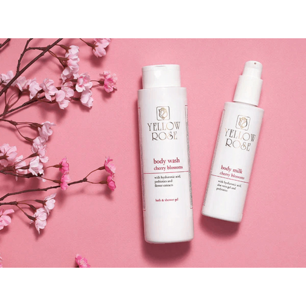 Молочко для тела с ароматом цветения сакуры - Yellow Rose Body Milk Cherry Blossoms фото 3