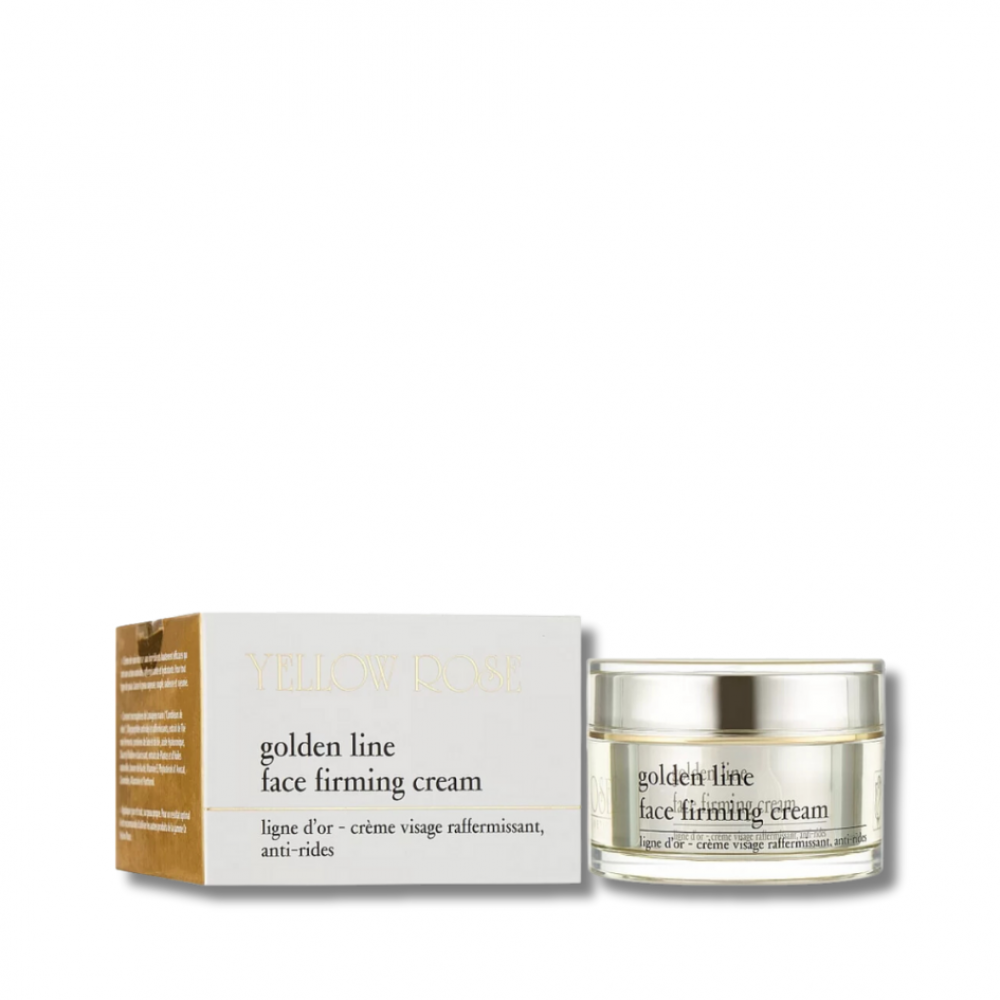 Підтягаючий крем з морським колагеном - Yellow Rose Golden Line Face Firming Cream - Фото 1
