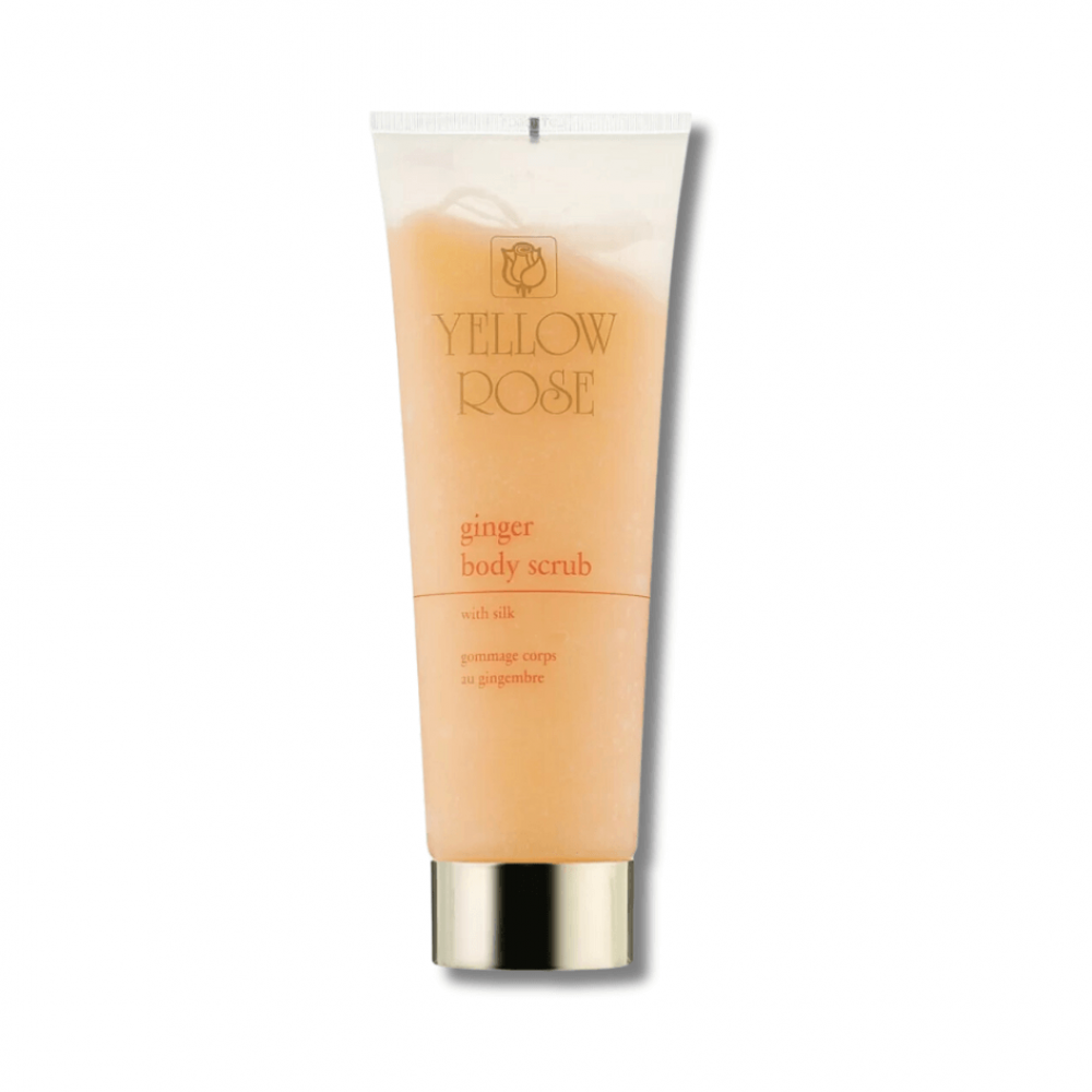 Зволожуючий скраб для тіла - Yellow Rose Ginger Body Scrub with Silk Golden Line  - Фото 1