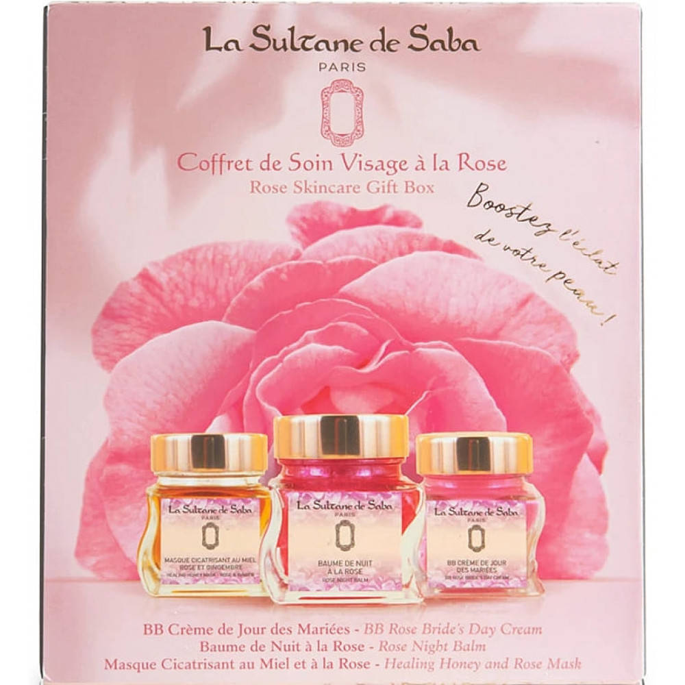 Набір для обличчя з екстрактом троянди - La Sultane de Saba Rose Face Set  фото 2