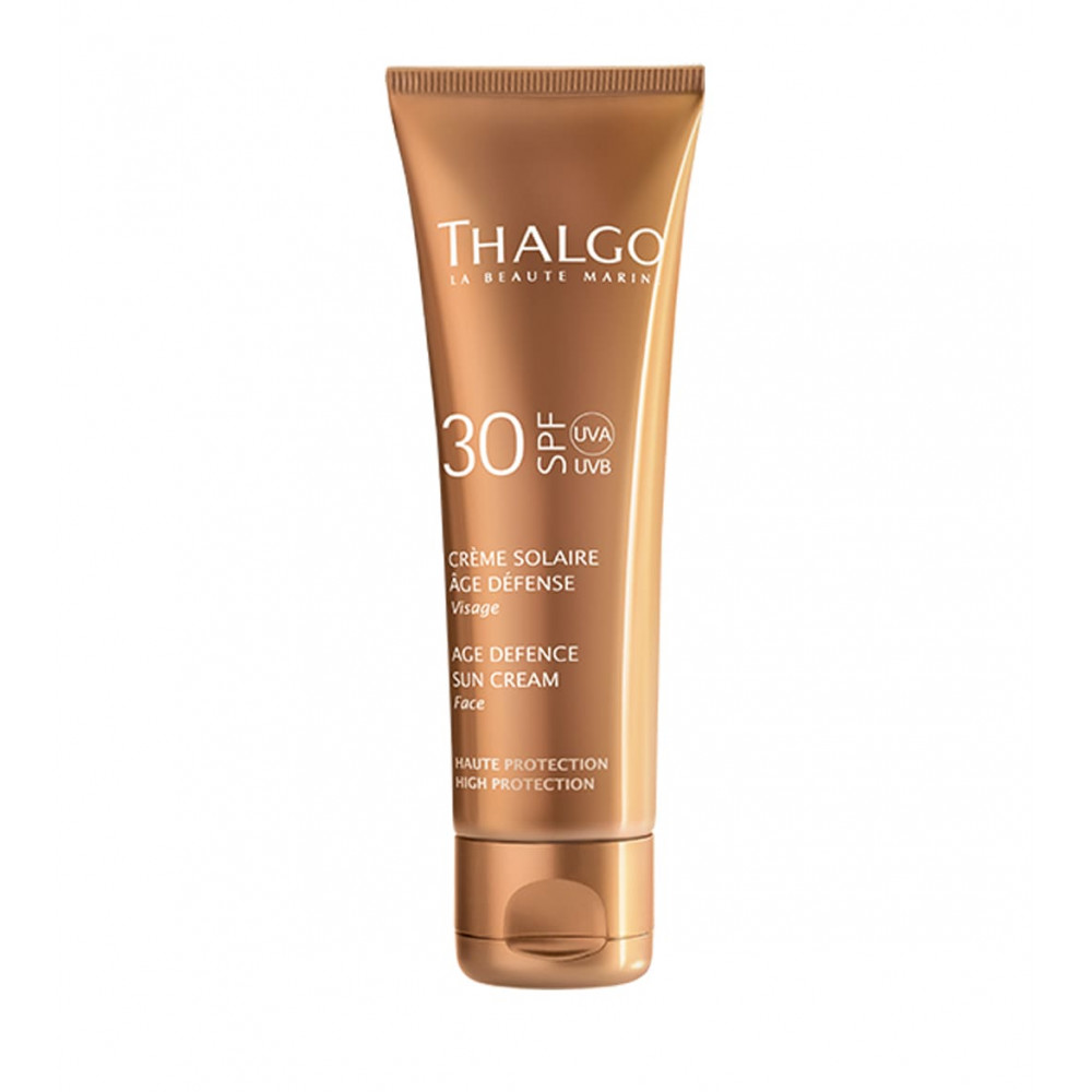 Сонцезахисний крем, що запобігає старінню шкіри - Thalgo AGE DEFENCE SUN CREAM SPF30 - Фото 1