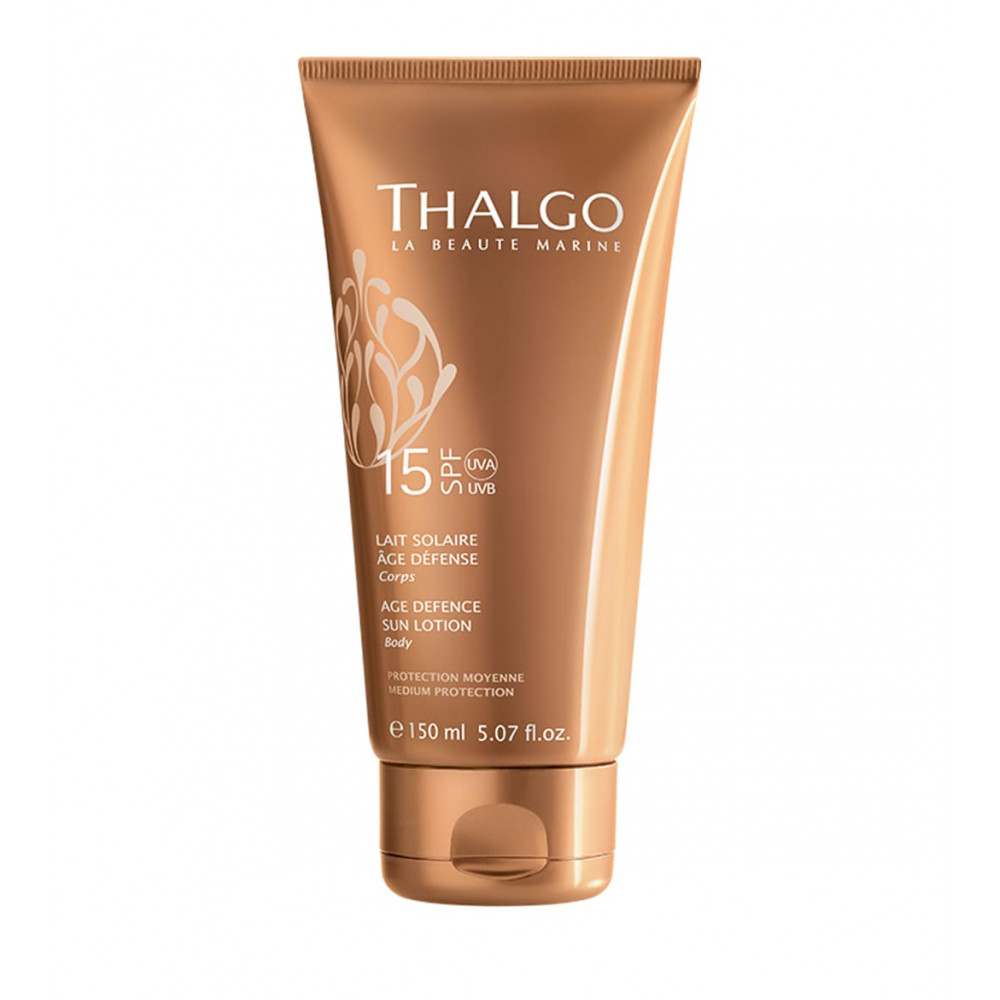 Сонцезахисний крем-лосьйон для тіла - Thalgo SPF15 AGE DEFENCE SUN LOTION - Фото 1