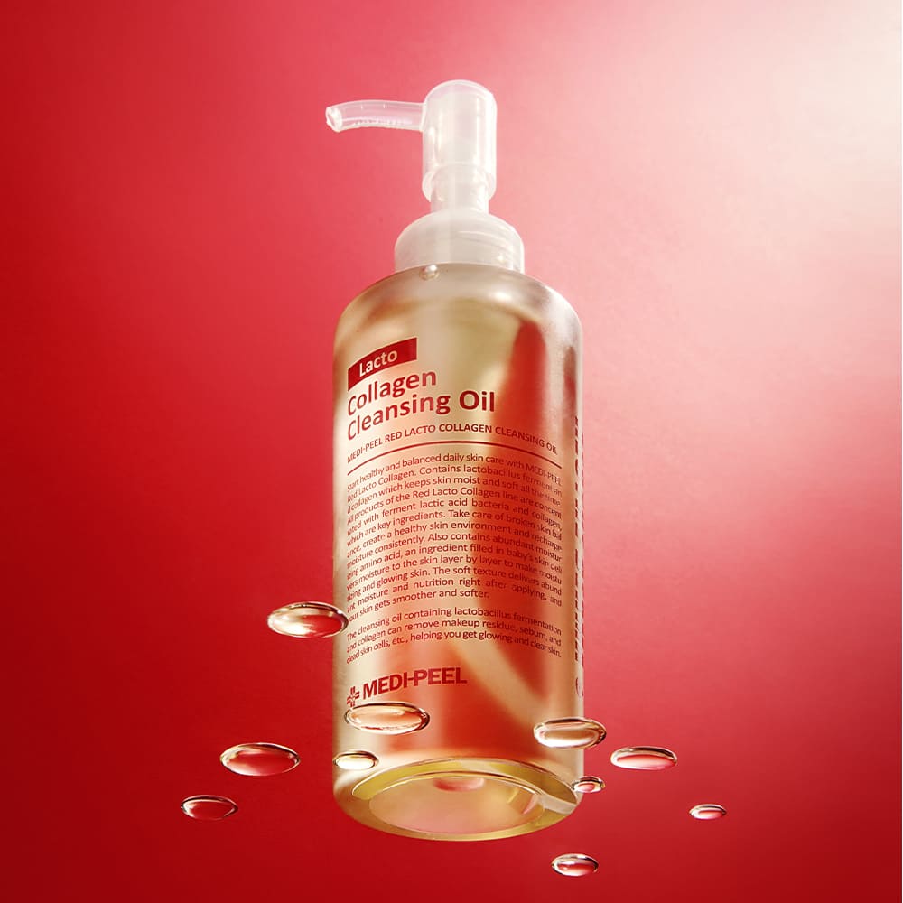 Гідрофільна олія з пробіотиками та колагеном - Medi-Peel Red Lacto Collagen Cleansing Oil фото 4