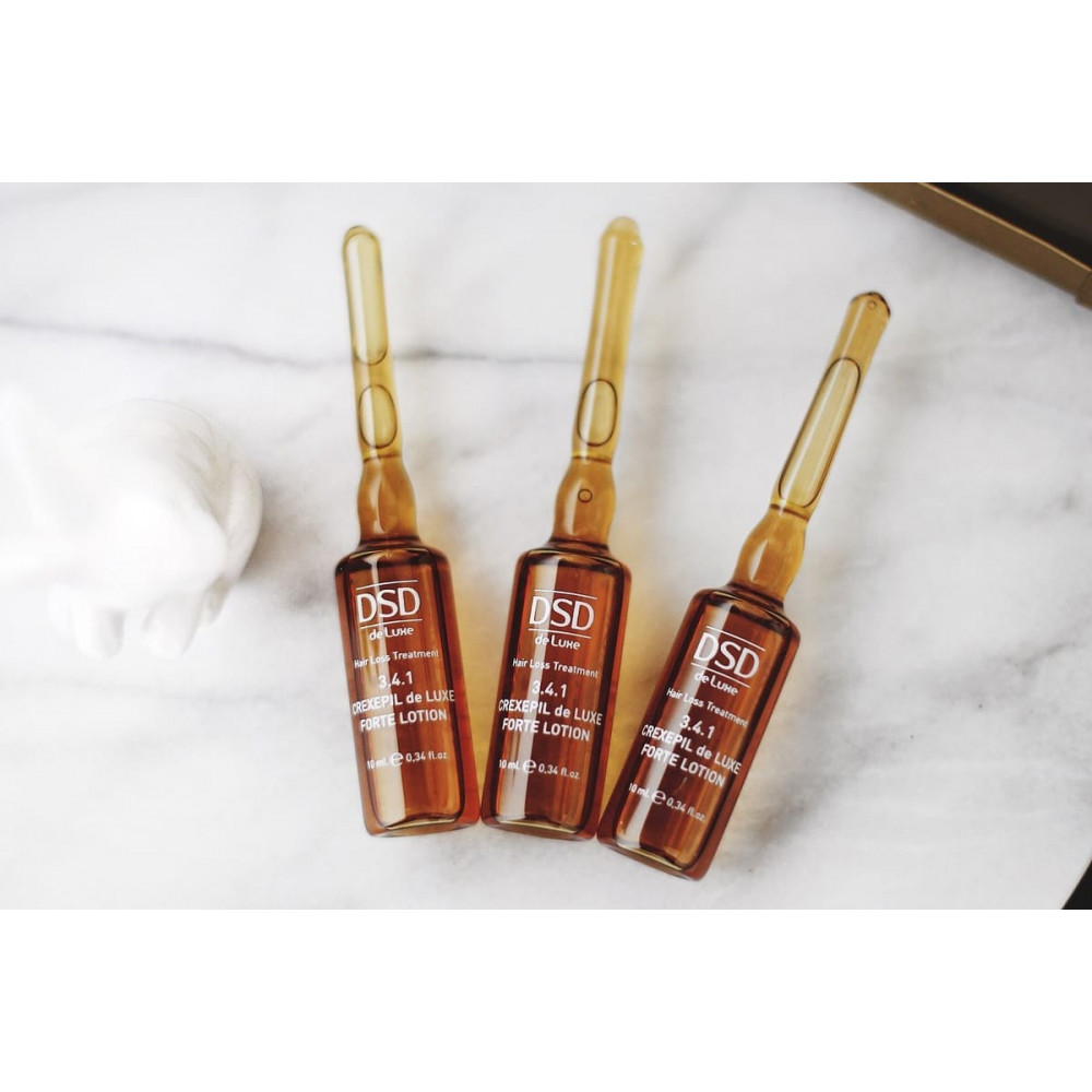 Ампули для зниження випадання та стимуляції росту волосся - DSD de Luxe Hair Loss Treatment 3.4.1 Crexepil Forte Lotion фото 2