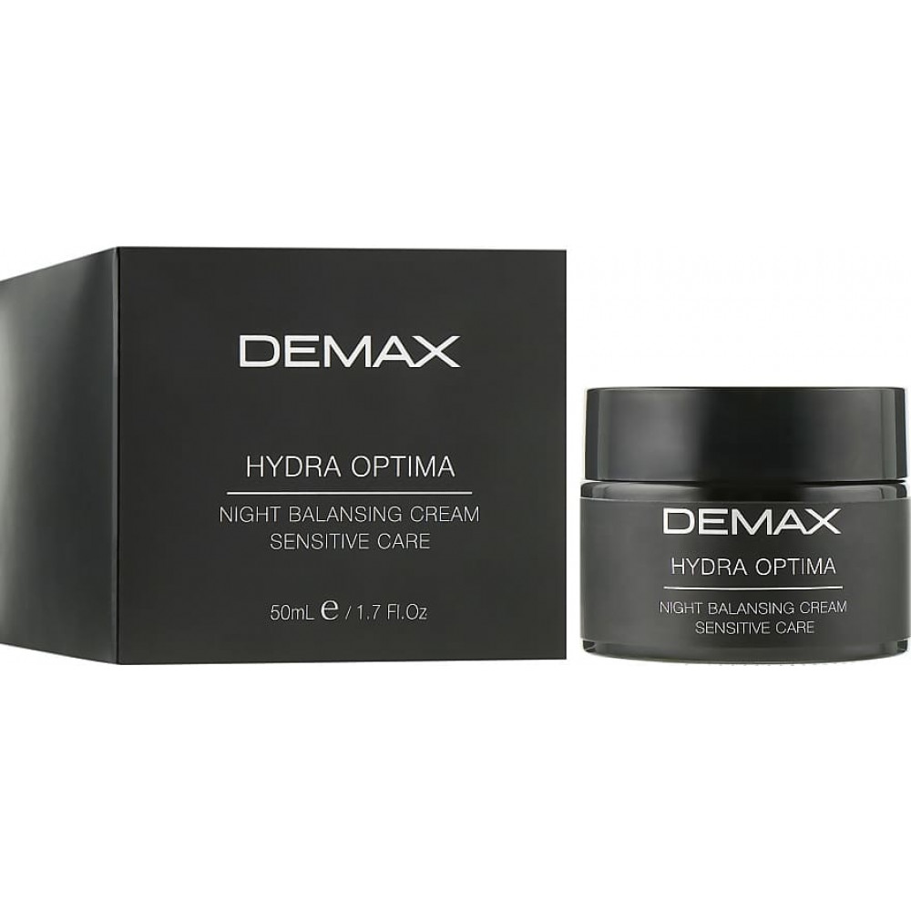 Відновлюючий нічний крем - Demax Hydra Optima Night Balansing Cream Sensitive фото 2