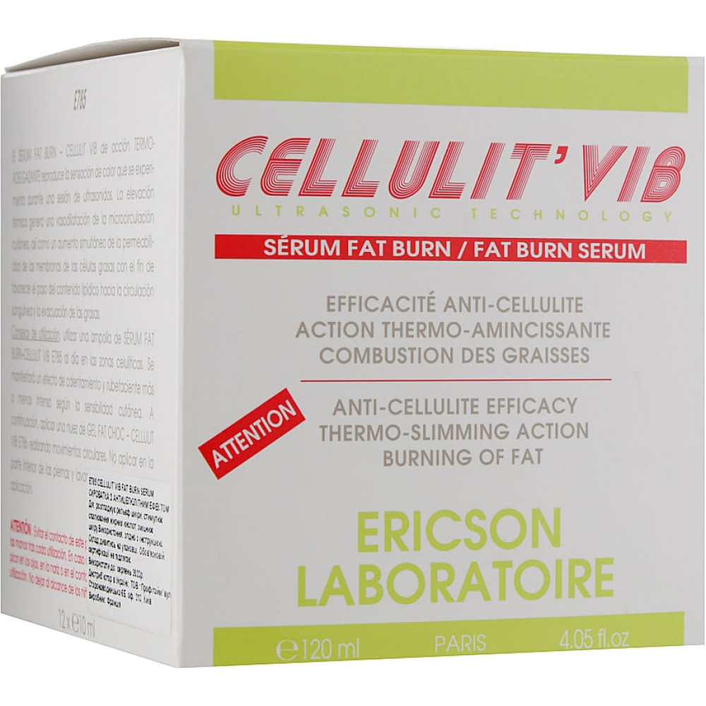 Сироватка з антицелюлітним ефектом - Ericson Laboratoire Cellulit VIB Fat Burn Serum Coffret фото 2